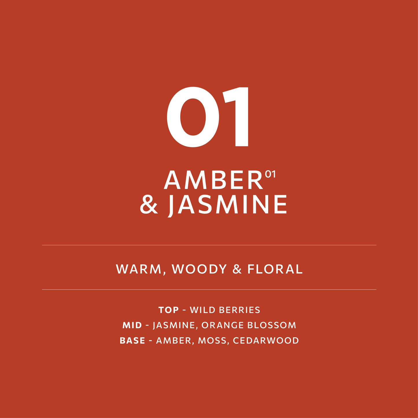 Amber & Jasmine 01 Body Wash | 750ML