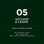 Vetiver & Cedar