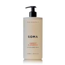 Amber & Jasmine 01 | Natural Body Wash | 750ML – SOMA